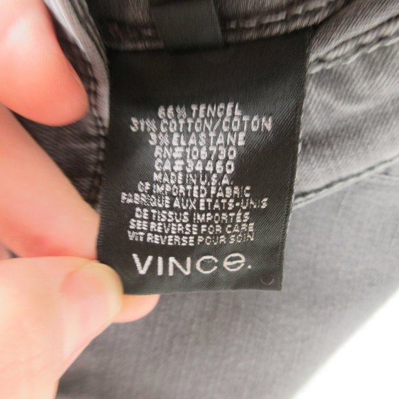 Vince Skinny Jeans Size 28 Gray - Picture 7 of 15